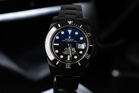 rolex submariner blaken d blue|blaken submariner price.